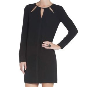 BCBG Maxazria Emmalise cutout dress in black size small